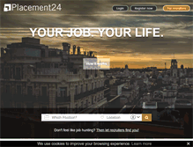 Tablet Screenshot of focus.placement24.com